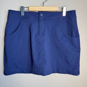 AVIA‎ Women's Large Athletic Performance Golf Skort Navy Tennis Sporty Pockets